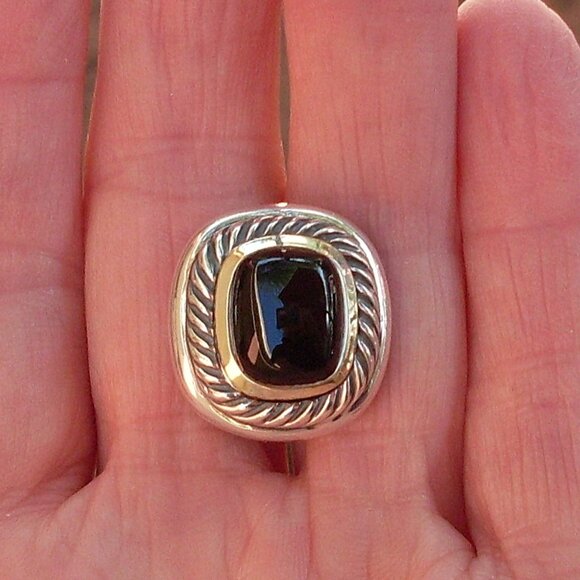 Replacement David Yurman Albion Onyx Earring or Convert To A Pendant - 14K/925 - Picture 3 of 6